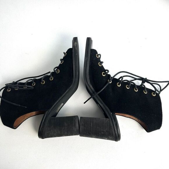 Jeffrey Campbell X Free People Booties Women’s 8 Suede Lace Up Western Boho EUC - Picture 5 of 8